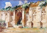 Odoardo Ferretti. Giardino di Villa Rivaldi